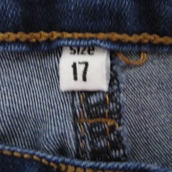 Bamboo Distressed High Rise Stretch Skinny Jeans - Picture 11 of 14